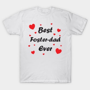 Best foster dad ever heart doodle hand drawn design T-Shirt